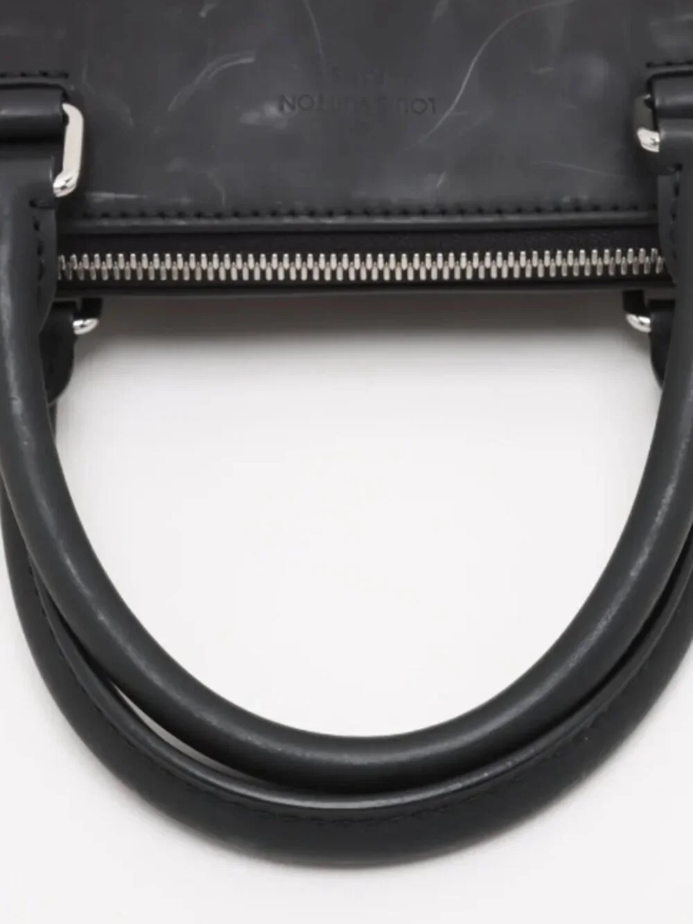 Louis Vuitton Monogram Macassar Porte Documents Jour NM Brown x Black